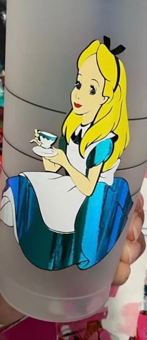 Alice in Wonderland Snowglobe Tumbler
