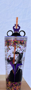 Maleficent Snowglobe Tumbler
